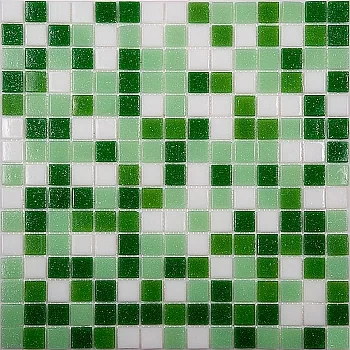 Мозаика Econom MIX11 зеленый (бумага) 32.7x32.7