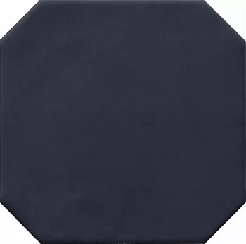 Octagon Negro Mate 20x20
