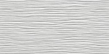 3D Wall Wave White Glossy 40x80