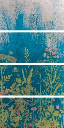 Wide and Style CP4 Botanical Blue B 120x240