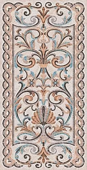 Ковры Беж Мозаика Декорированный Лаппатированный 119.5x238.5