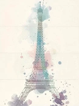 Parisen Панно Многоцветный 75x100