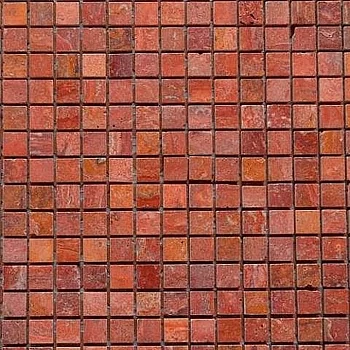 Mosaic Marble Red Travertine 30.5x30.5