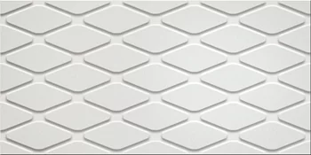 3D White Wall Rhombus 30.5x56 matt