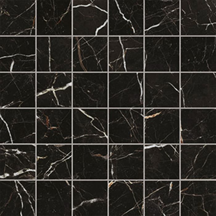 Allure Mosaic Imperial Black Lapp 30x30