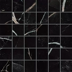 Atlas Concorde Rus Empire Mosaic Calacatta Black Lapp 30x30 / Атлас Конкорд Рус Эмпайр Мозаик Калакатта Блэк Лапп 30x30 