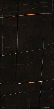 Ariostea Ultra Marmi Sahara Noir Luc Shiny 6mm 150x300 / Ариостея Ультра Марми Сахара Нуар Лук Шайн 6mm 150x300 