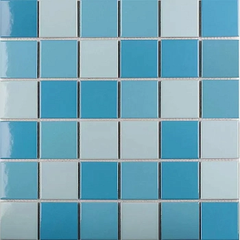 Starmosaic Homework Mosaico Mix Light Blue Glossy 30.6x30.6 / Стармосаик
 Хомеворк
 Мосаико Микс Лайт Блю Глоссы 30.6x30.6 