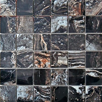 Мозаика Splendida Mosaico Nairobi Black 5x5 30x30