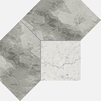 Мозаика Charme Extra Mosaico Silver 28.5x21 polygon