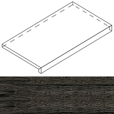 Rex Planches De Rex Gradino Choco 40x120 / Рекс Планчес Де Рекс Градино Чоко 40x120 