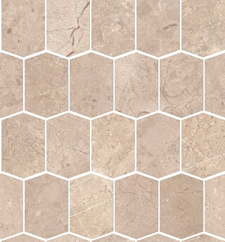Edimax Velvet Mosaico Hexagon Almond 31x35 / Эдимакс Вельвет Мосаико Хексагон Алмонд 31x35 
