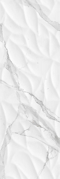 Напольная Statuario Decor White Glossy 25x75