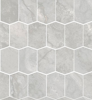 Мозаика Stream Mosaico Hexagon Silver 31x35