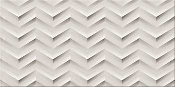 Напольная 3D White Wall Chevron Matt 30.5x56