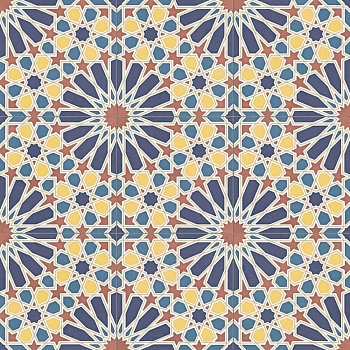 Напольная Alhambra Blue Natural 59.2x59.2