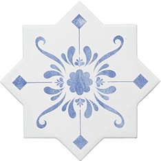 Cevica Becolors Star Dec. Stencil Electric Blue 13.25x13.25 / Цевика Веколорс Стар Дек. Стенсил Электрик Блю 13.25x13.25 