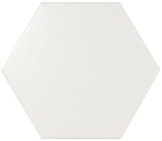 Equipe Scale Hexagon White Matt 10.7x12.4 / Экипе Скейл Хексагон Уайт Матт 10.7x12.4 