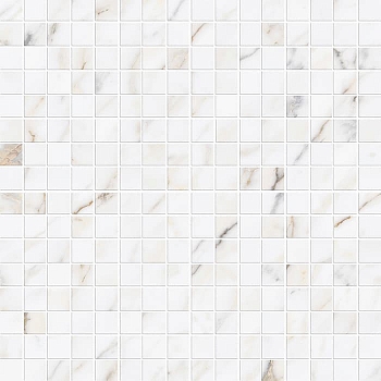 Мозаика Allmarble Wall Mosaico Golden White Satin 40x40