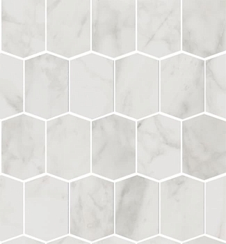 Edimax Velvet Mosaico Hexagon White 31x35 / Эдимакс Вельвет Мосаико Хексагон Уайт 31x35 