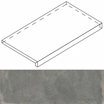 ABK Blend Concrete Gradone Grey 32x120 / Абк
 Блэнд Конкрете Градоне Грей 32x120 