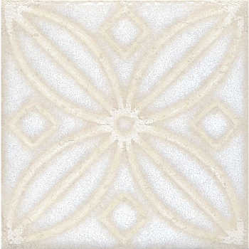 Kerama Marazzi Амальфи STG/B402/1266 Вставка Белый Орнамент 9.9x9.9 / Керама Марацци Амальфи STG/B402/1266 Вставка Белый Орнамент 9.9x9.9 