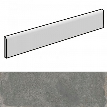 ABK Blend Concrete Battiscopa Grey 5.5x120 / Абк
 Блэнд Конкрете Плитнус Грей 5.5x120 