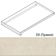 Italon Genesis Scalino Moon White 33x120 dx / Италон Дженезис Скалино Мун Уайт 33x120 Дкс
 