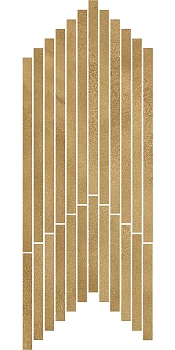  Linate Mosaico Strip Golden 17.7x53.3 / Линате Мосаико Стрип Голден 17.7x53.3 