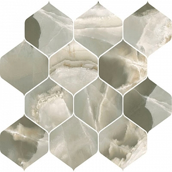 Cerdomus Jade Mosaico Ninfa Malachite 27.7x35 / Чердомус Жадэ Мосаико Нинфа Малахите 27.7x35 