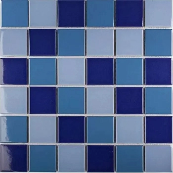 Starmosaic Homework Mosaico Mix Blue Glossy 30.6x30.6 / Стармосаик
 Хомеворк
 Мосаико Микс Блю Глоссы 30.6x30.6 