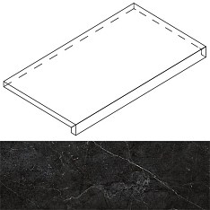 Marazzi Evolutionmarble Gradone Nero Marquina 32.5x60.4 / Марацци Эволютионтарблье Градоне Неро Маркуына 32.5x60.4 