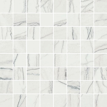 Italon Charme Advance Mosaico Platinum White Lux 29.2x29.2 / Италон Шарм Эдванс Мосаико Платинум Уайт Люкс 29.2x29.2 