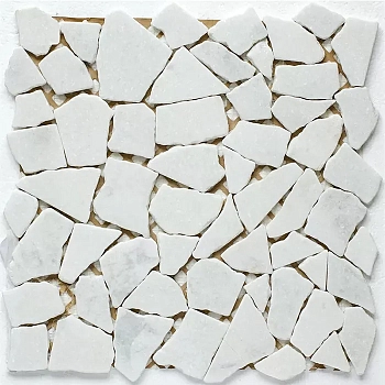 Starmosaic Wild Stone Mosaico Split White Matt 30.5x30.5 / Starmosaic Вилд Стоун Мосаико Сплит Уайт Матт 30.5x30.5 