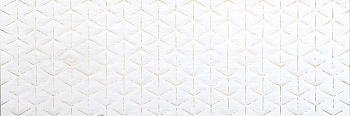 Декор Pura Bianco Rombo Tracce Oro rett 49.8x149.8